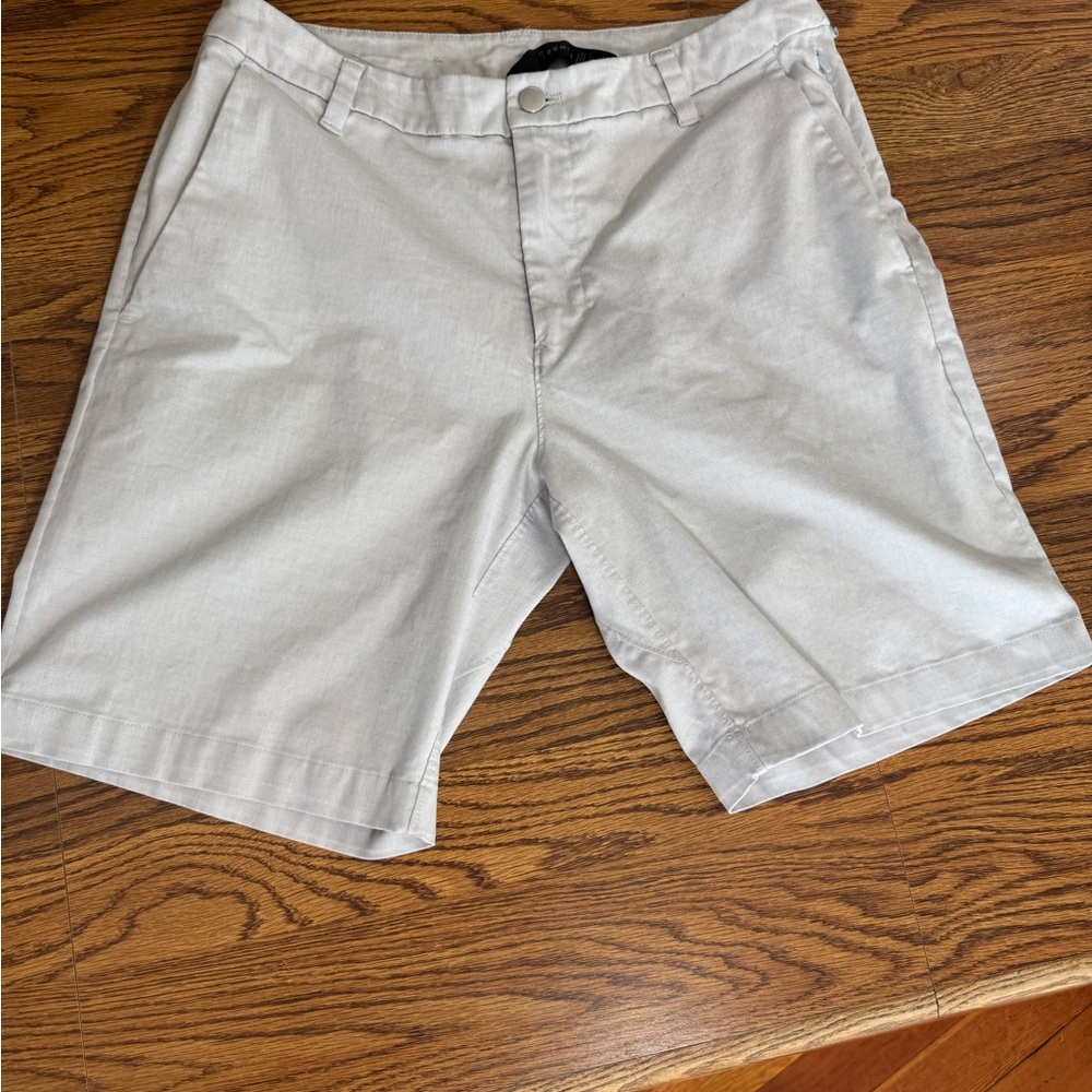 Lululemon Athletica Gray Flat Front Shorts